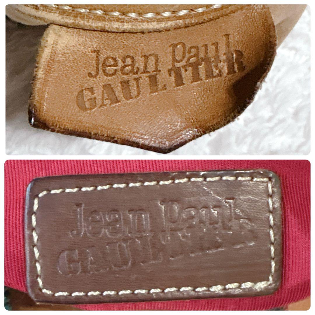 Jean Paul GAULTIER　ボストンバッグ　オールレザー　ワッペン
