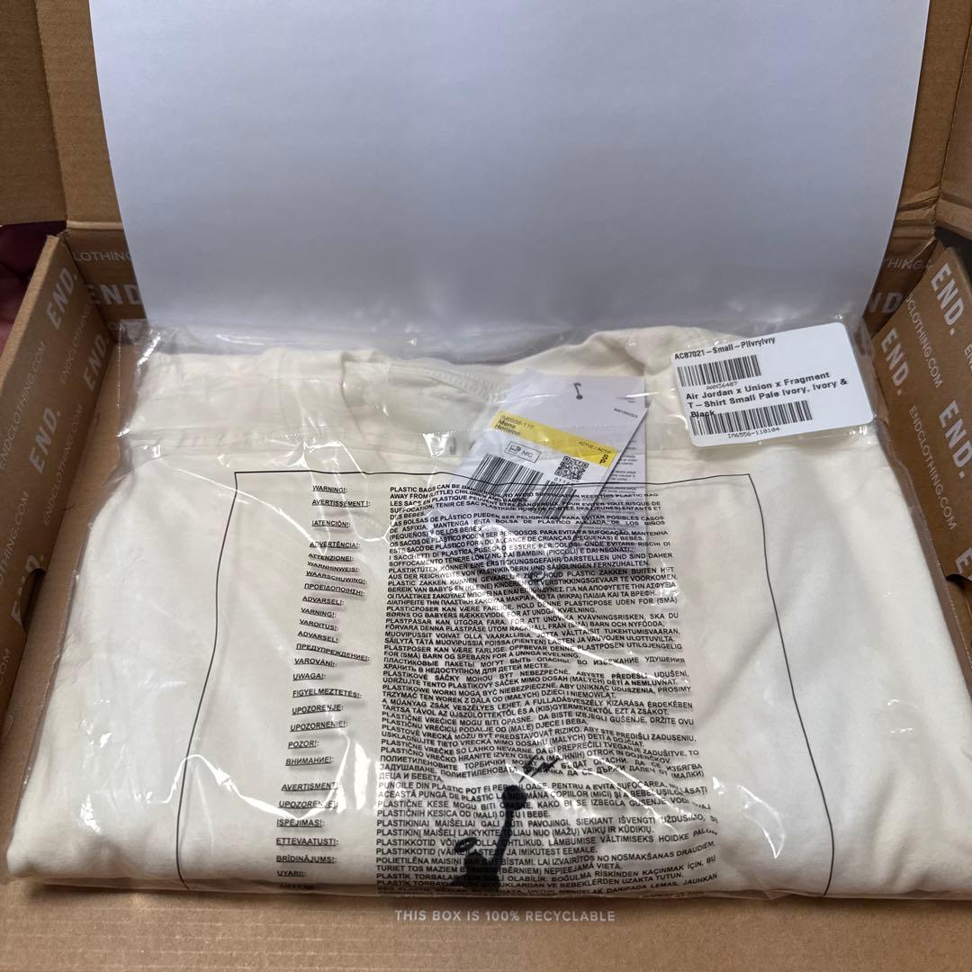 tomtomUNION Fragment Jordan Tシャツ Sサイズ