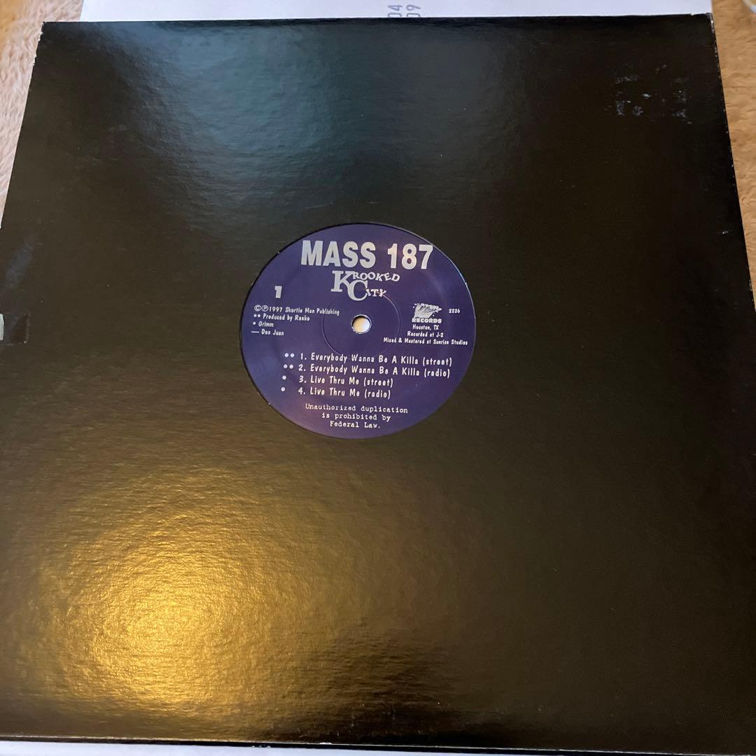 【G-RAP】 MASS 187 Krooked cityレコード