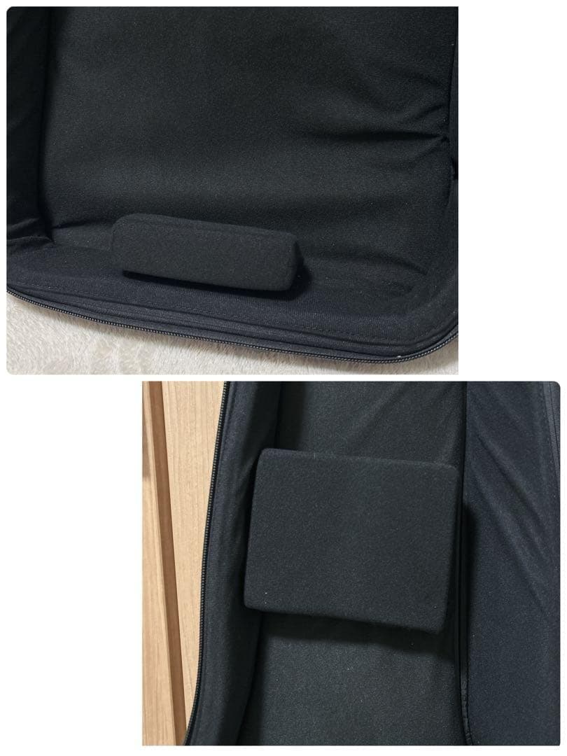 美品 noahsark ベース セミ ハードケース 軽量 リュック形 ストラップ