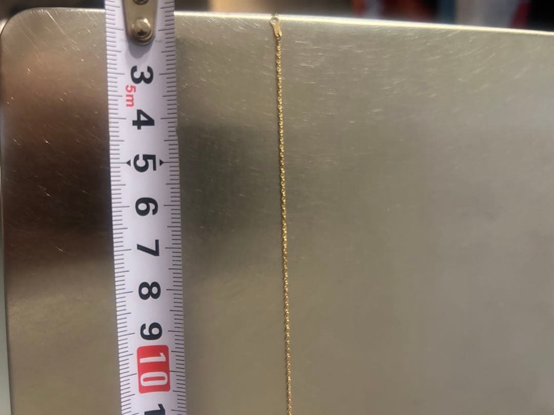 AVALANCHE K10 ゴールドネックレスチェーン 約50cm 刻印あり