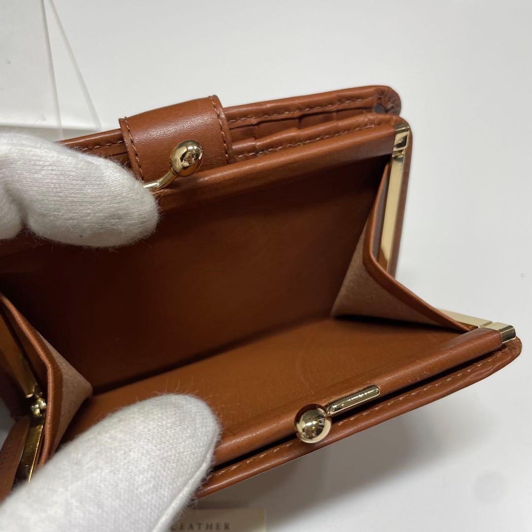 ☆*☆様 未使用品　old COACH ブラウン がま口　二つ折り財布
