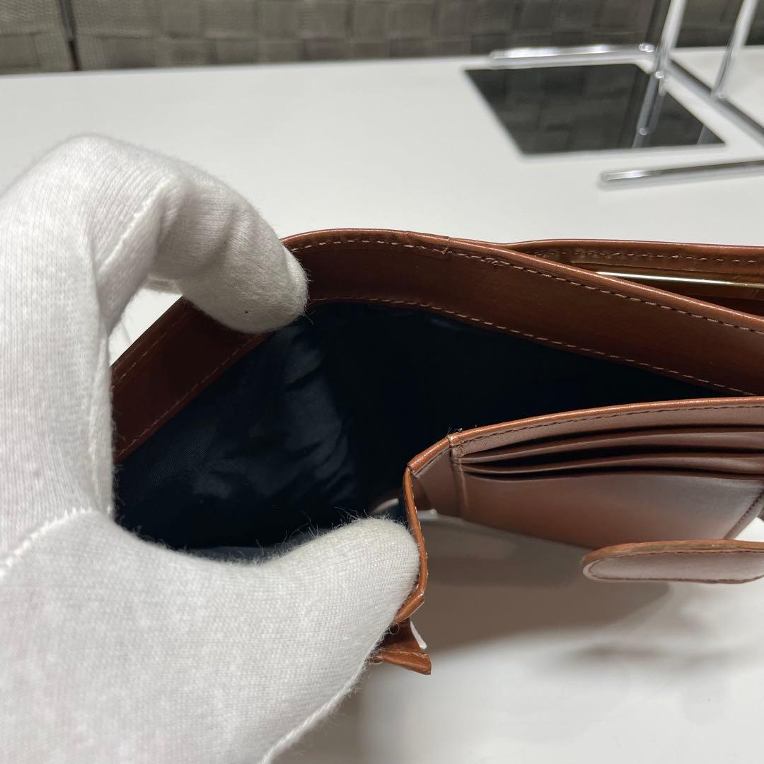 ☆*☆様 未使用品　old COACH ブラウン がま口　二つ折り財布