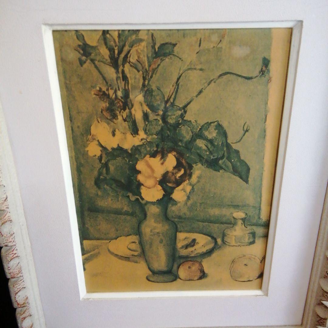 絵画　花瓶　花