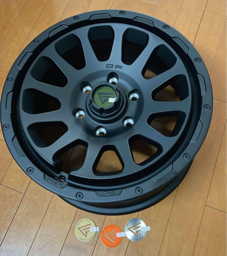 17インチ アルミホイール 6穴139.7 デルタフォース オーバル 8J 1本