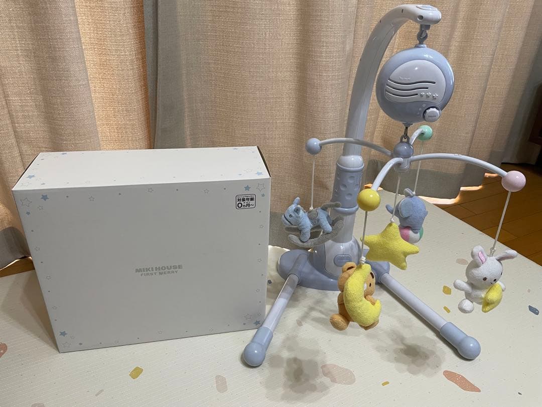 【美品】ミキハウス　ベッドメリー　ファーストメリー　箱・説明書あり
