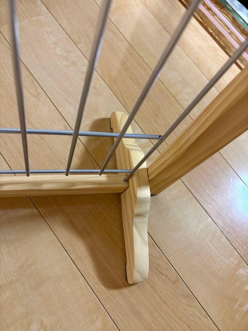 小型犬・中型犬向け折りたたみ式木製フェンス