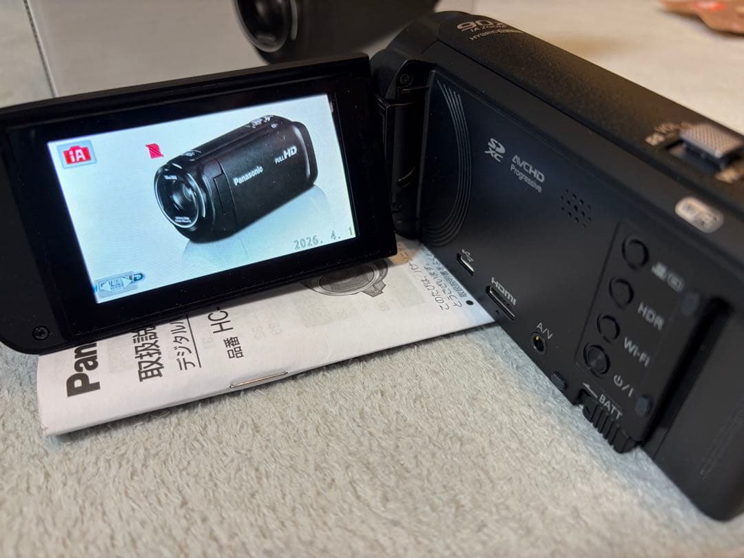 Panasonic HC-V495M ビデオカメラ 2025年購入 箱付 美品
