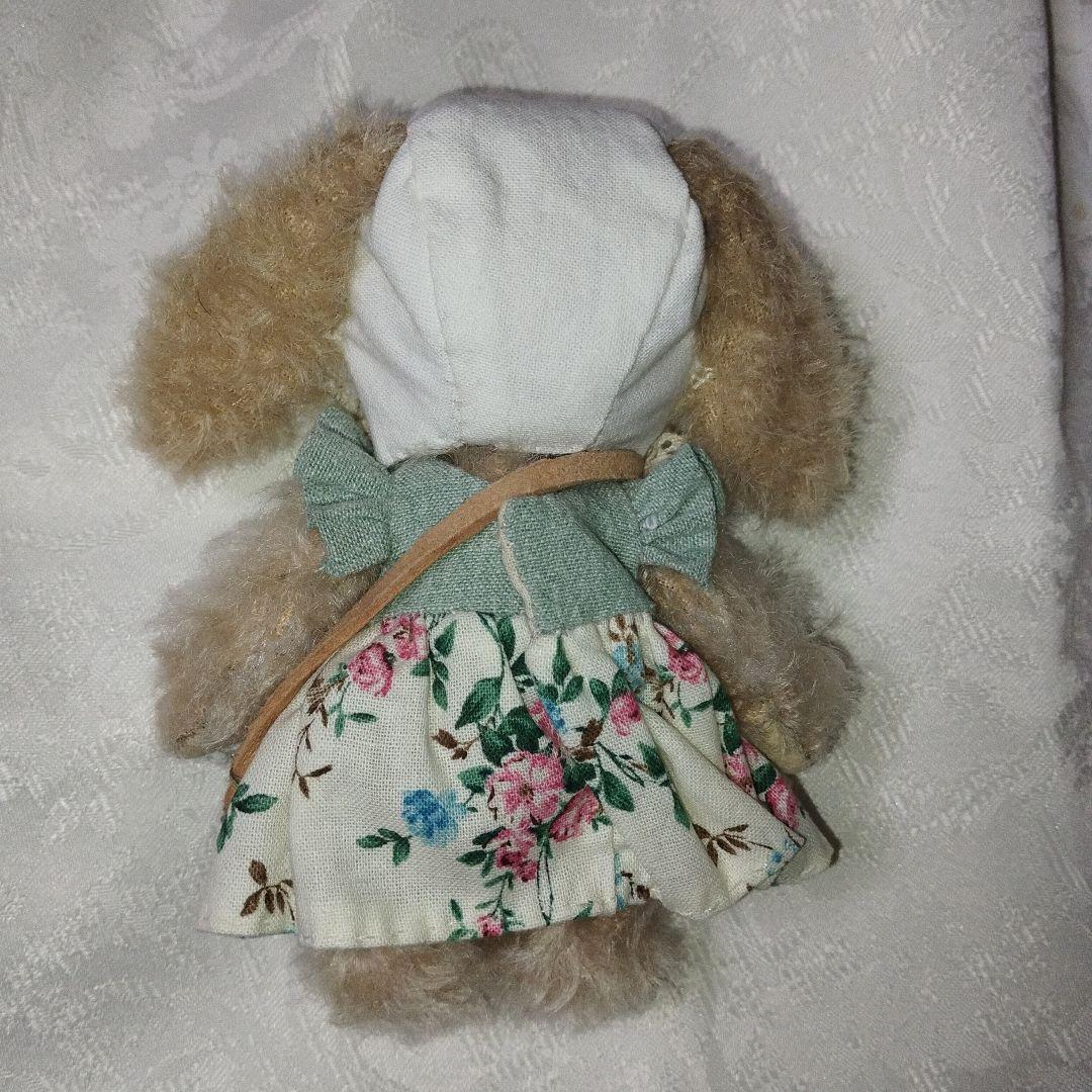 垂れ耳うさぎちゃん　ハンドメイド　テディベア　ぬいぐるみ