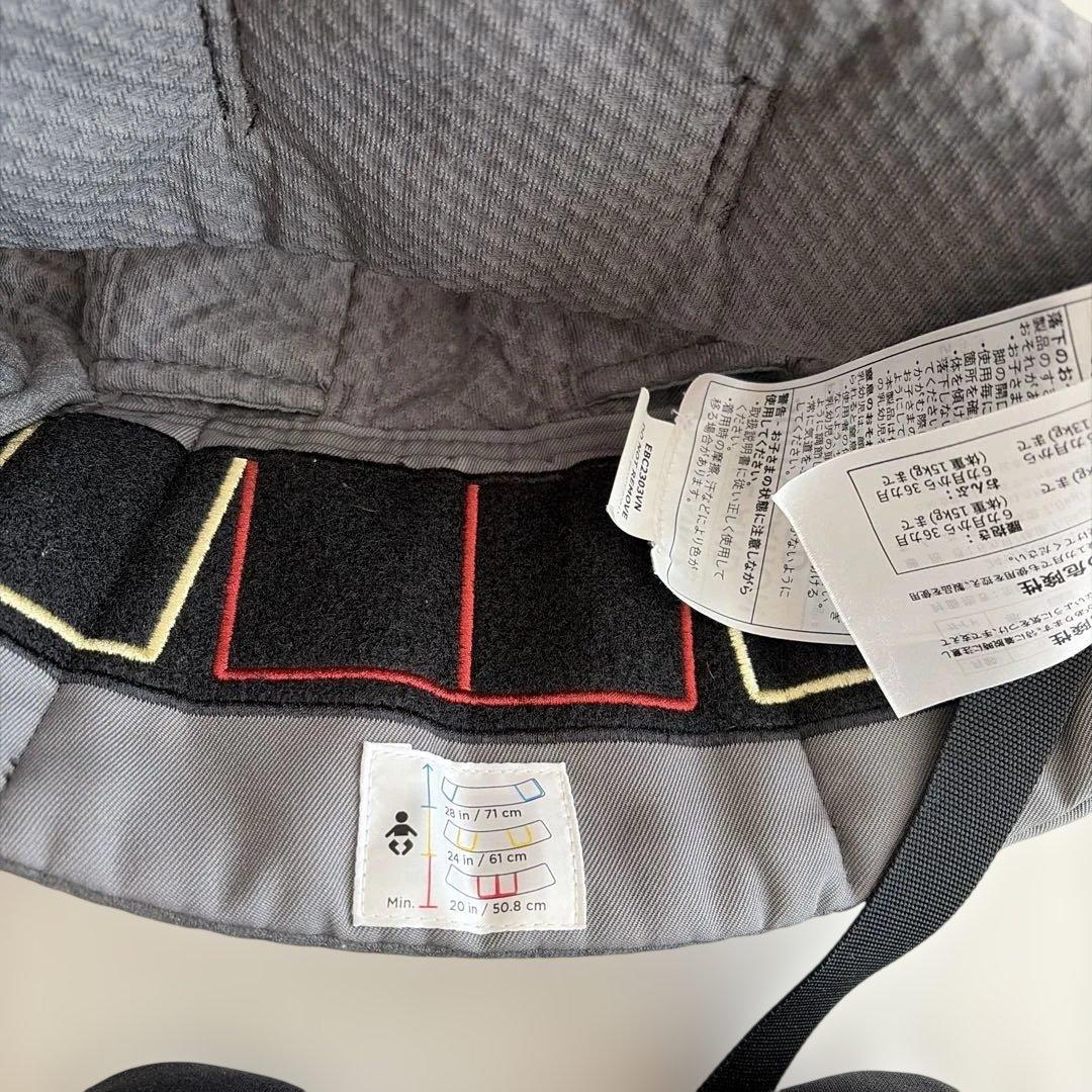 使用回数１回　ergobaby OMNI ブリーズ　抱っこひも グレー　付属品付