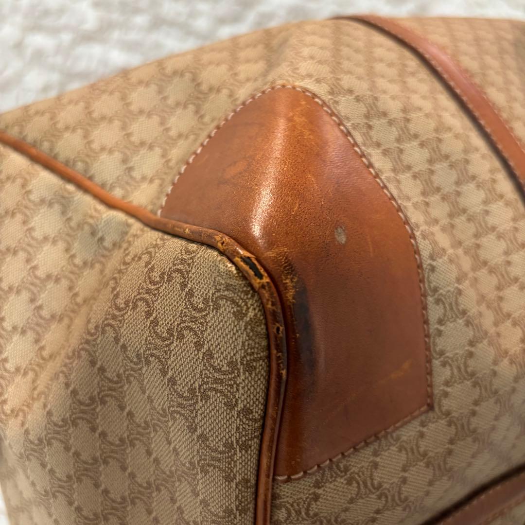 【CELINE】セリーヌ マカダムボストンバッグ ヴィンテージホワイトトリオンフ