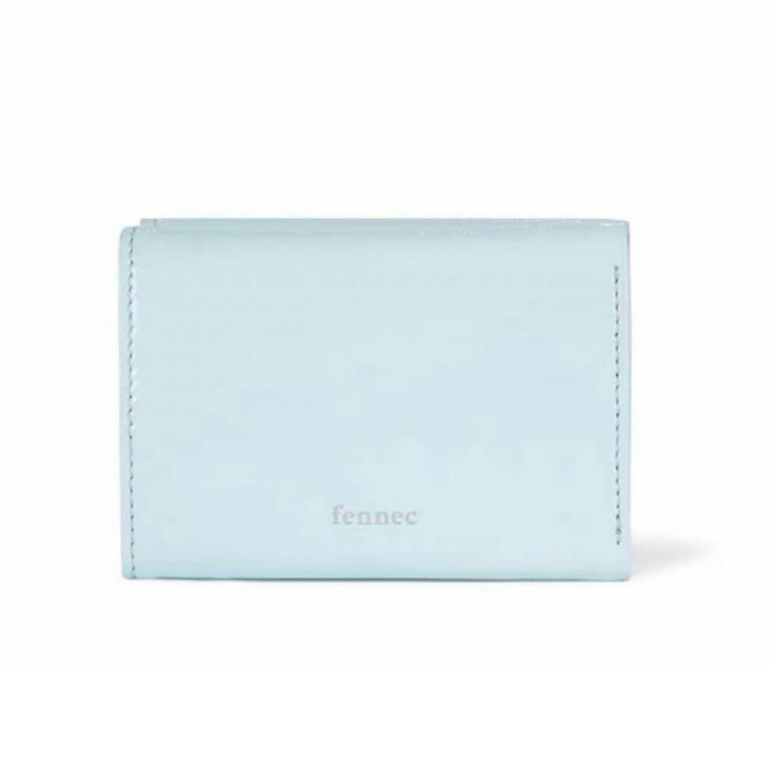 fennec 財布 キャンディーブルー CRINKLE TRIANGLE