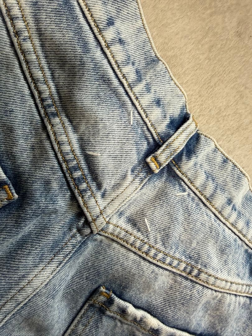 美品Maison Margiela メゾンマルジェラ カットアウト デニム38