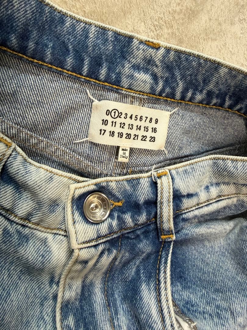 美品Maison Margiela メゾンマルジェラ カットアウト デニム38