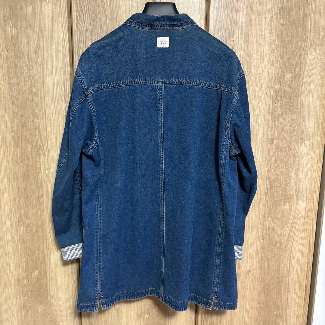 papas パパス　Lサイズ デニムジャケット 濃紺
