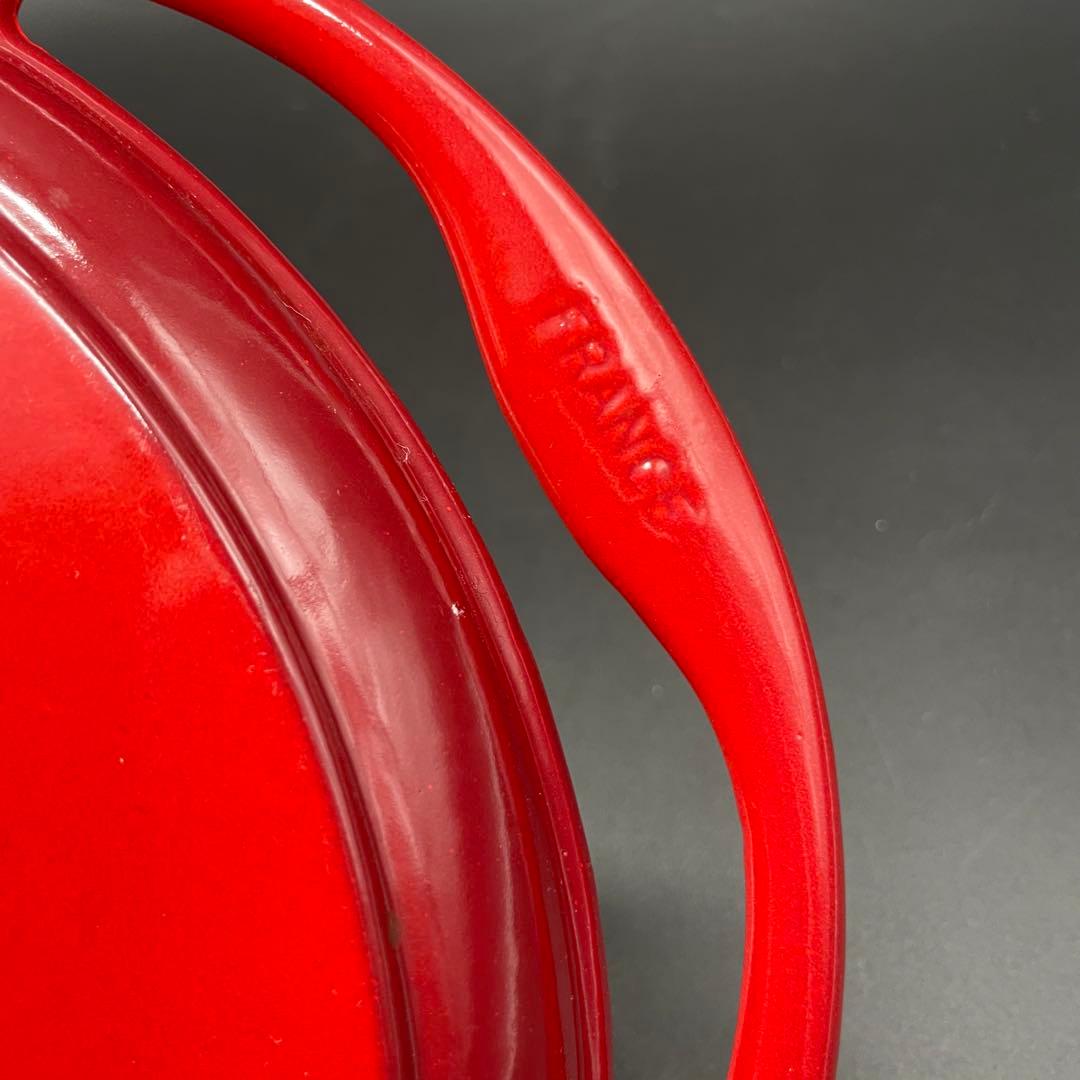 ◯LE CREUSET 鉄グリルパン 青 赤 26cm 2枚セット