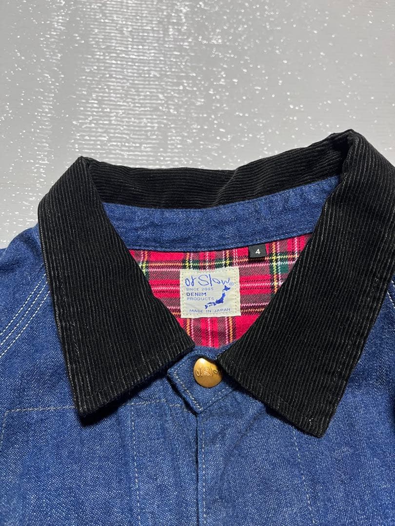【美品】オアスロウ orslow 50's COVE RALL ビンテージ