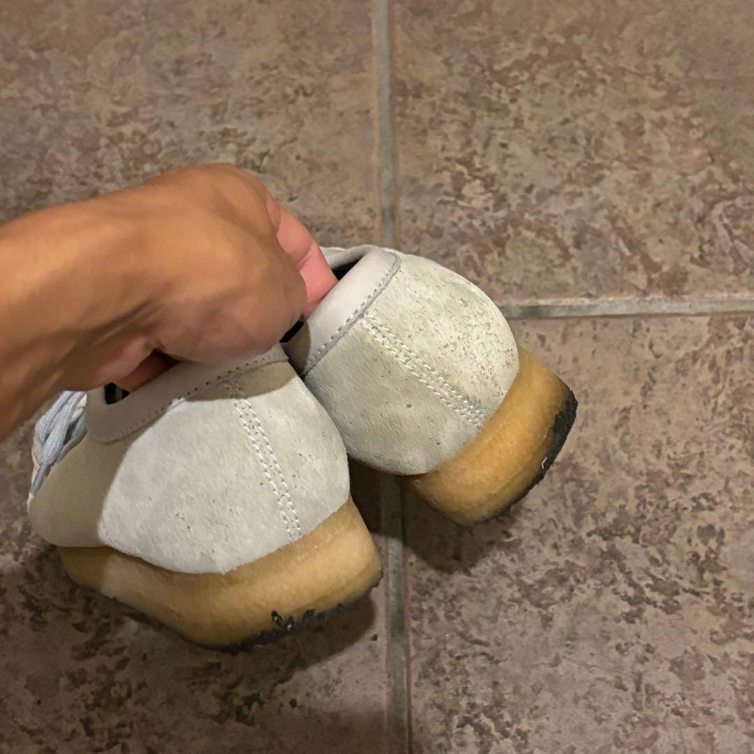 【美品】Clarks wallabees 水色