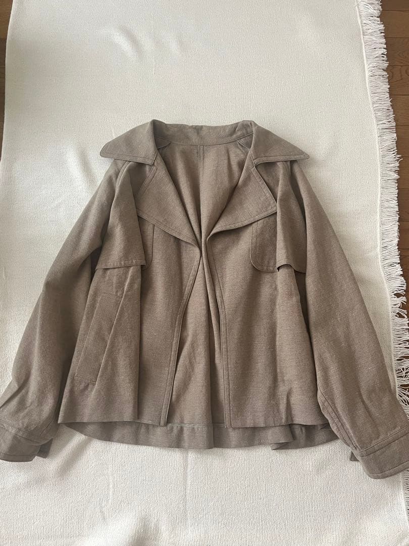 美品　IENA リネン混ジャケット