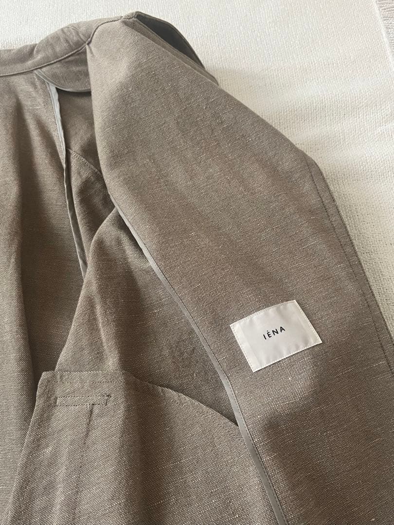 美品　IENA リネン混ジャケット
