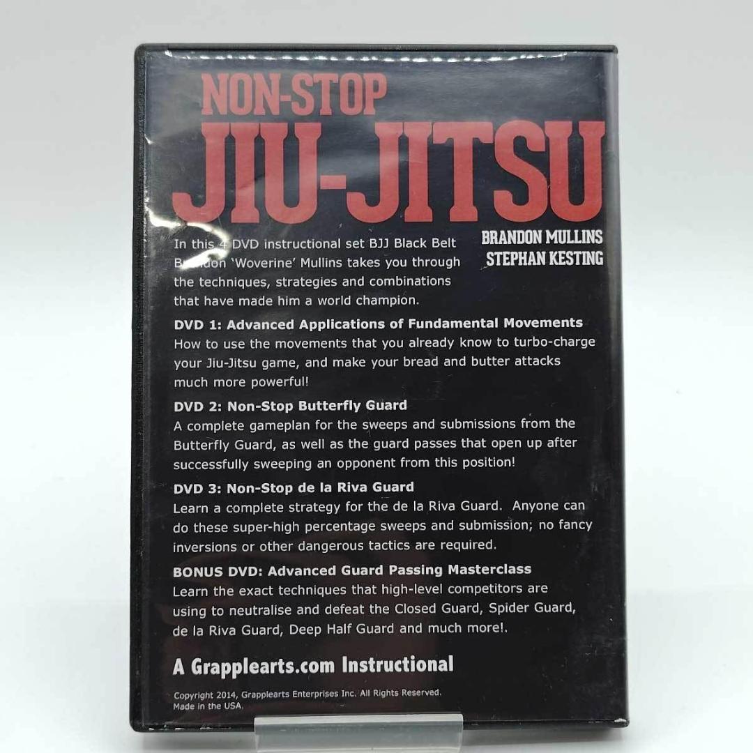 柔術DVD Non-Stop Jiu-Jitsu Sケースティング＆Bムリンス