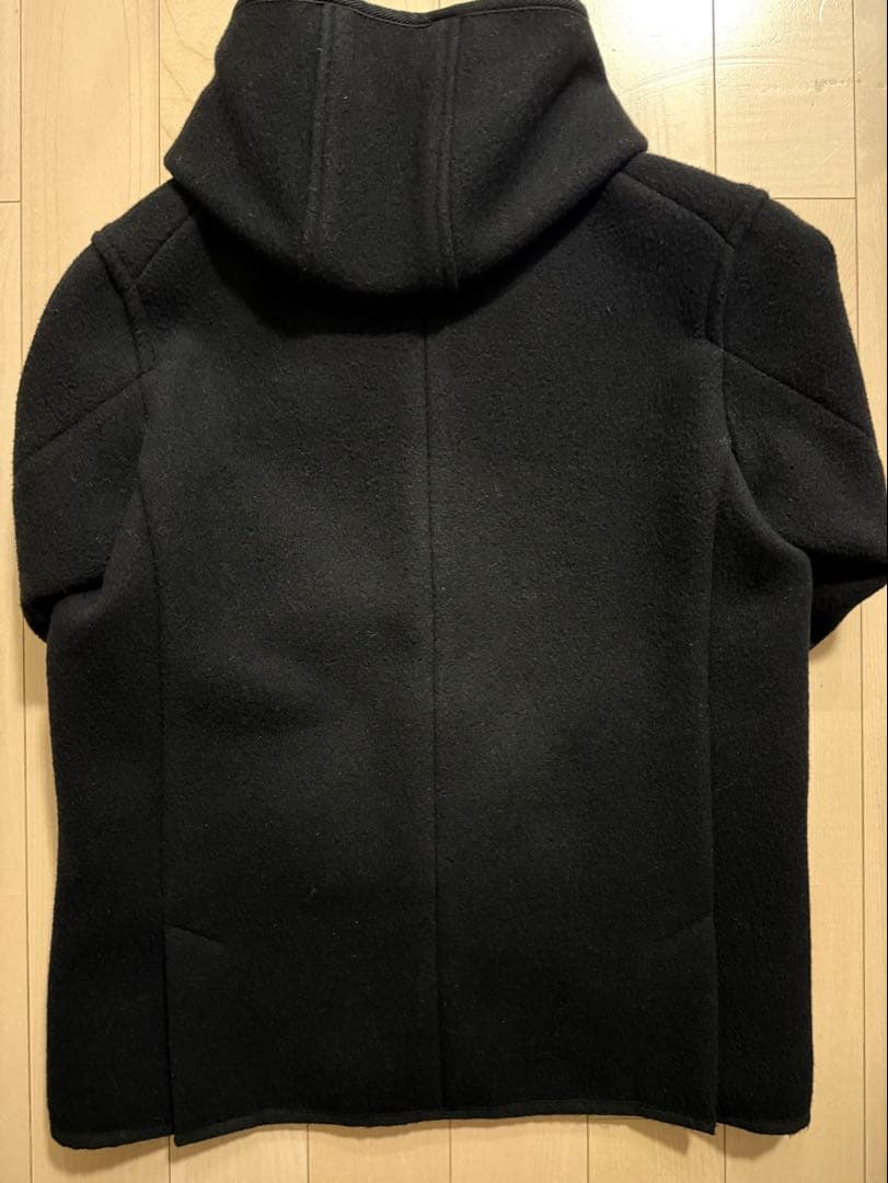 【美品】DANTON ウールジャケット ブラック　ウールモッサ　サイズ38