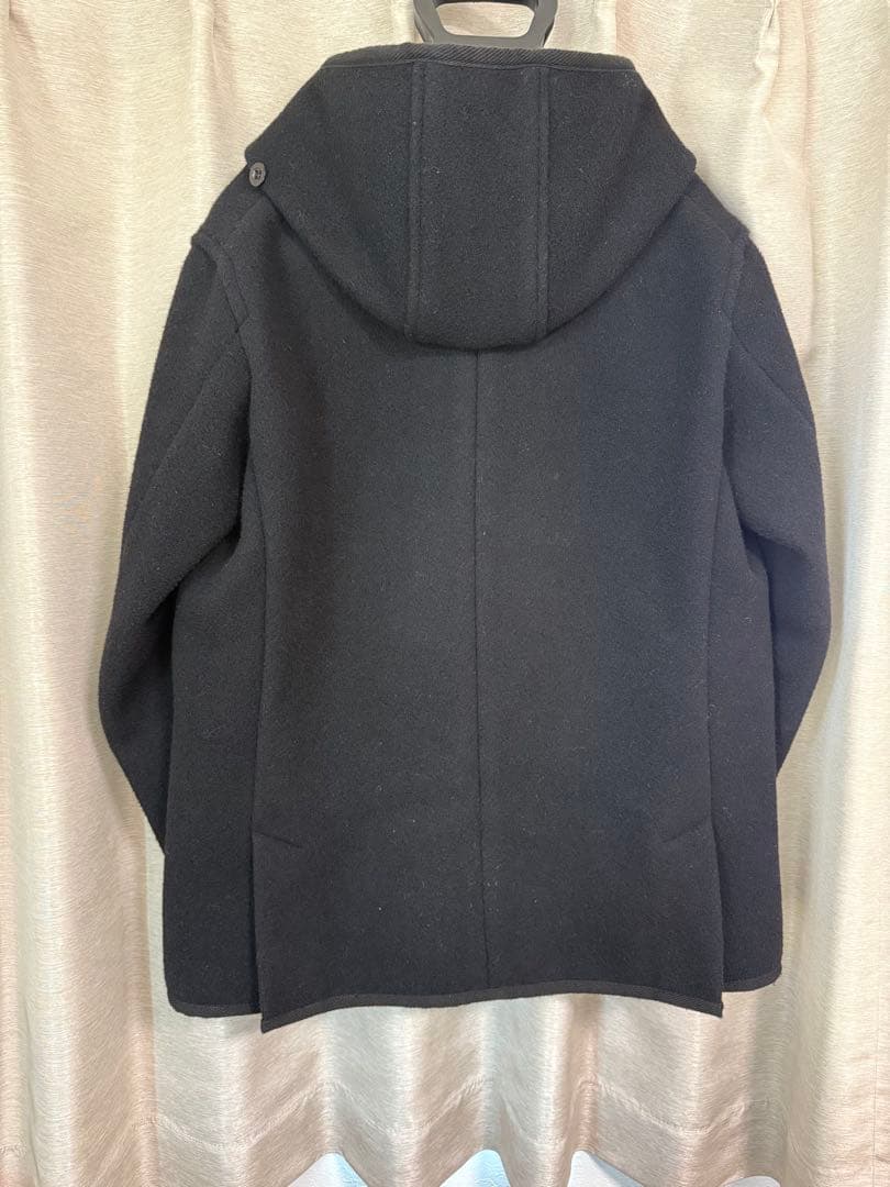 【美品】DANTON ウールジャケット ブラック　ウールモッサ　サイズ38