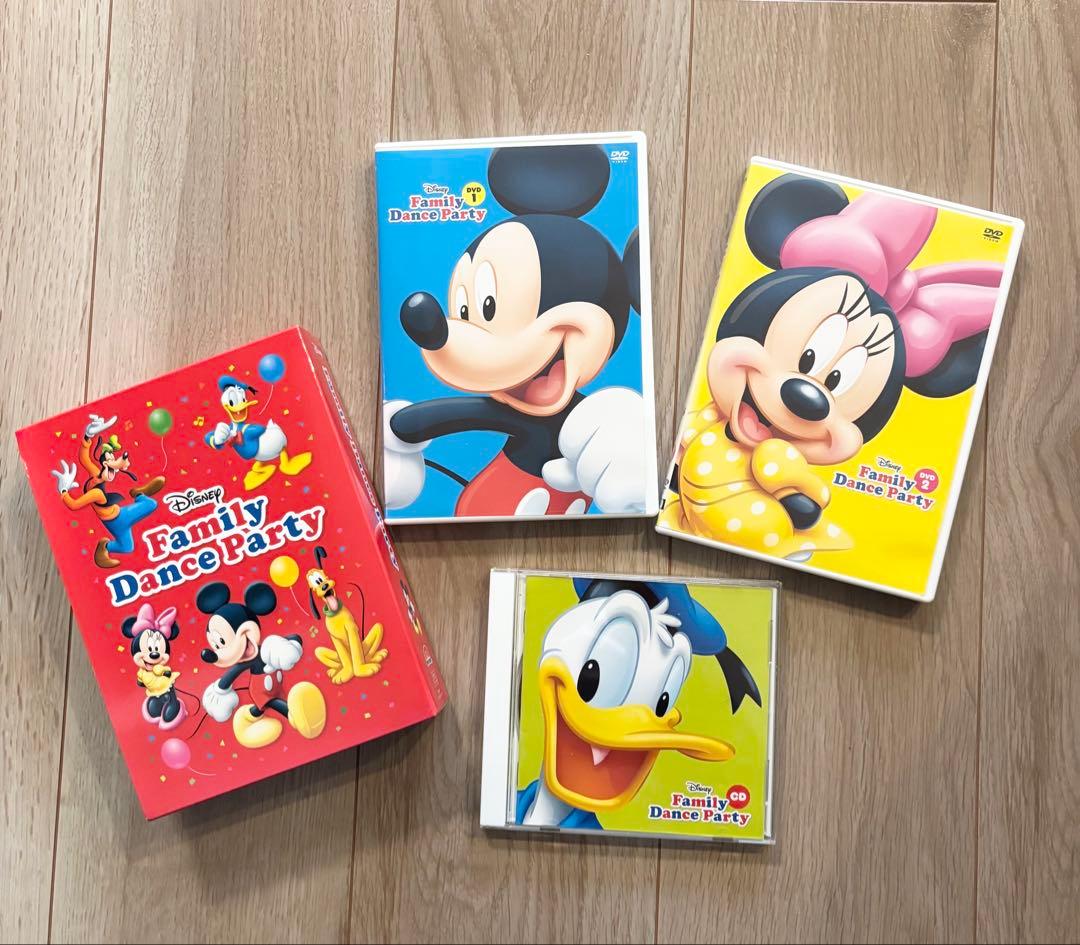 【DWE】Disney Family Dance Party DVD・CDセット