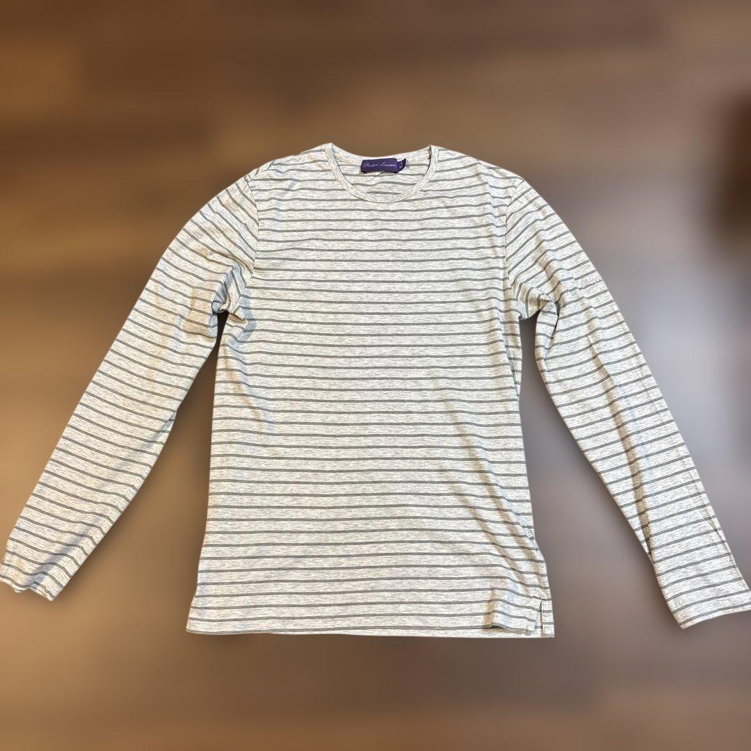 かっち様　Ralph Lauren purple label グレー　ボーダー
