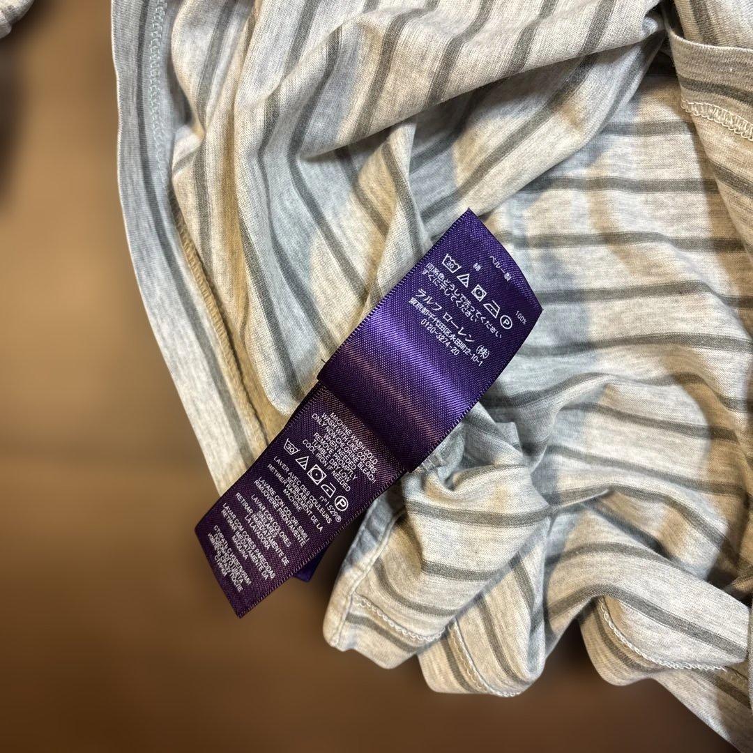 かっち様　Ralph Lauren purple label グレー　ボーダー