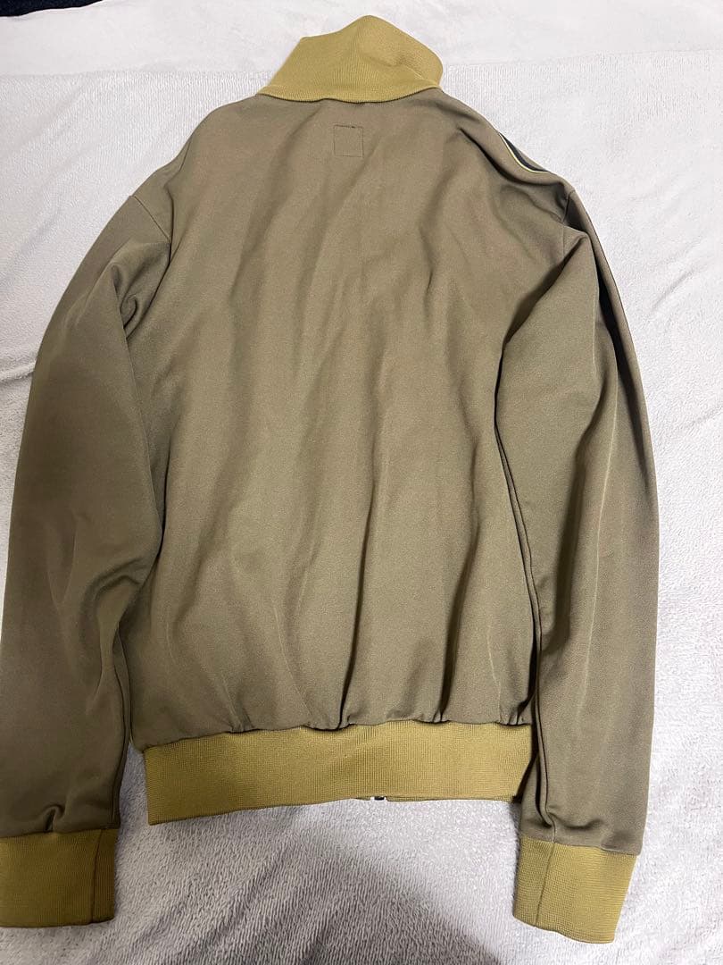 美品　カーキ　S 90s adidas トラックジャケット　トレフォイル　ロゴ