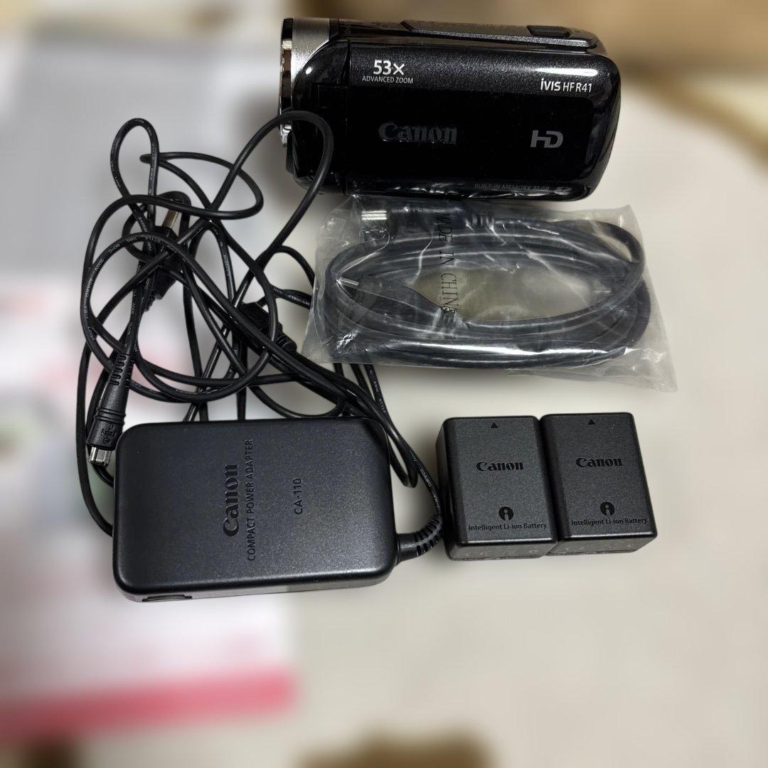 Canon HF R41 iVIS フルHD 光学10倍 付属品完備