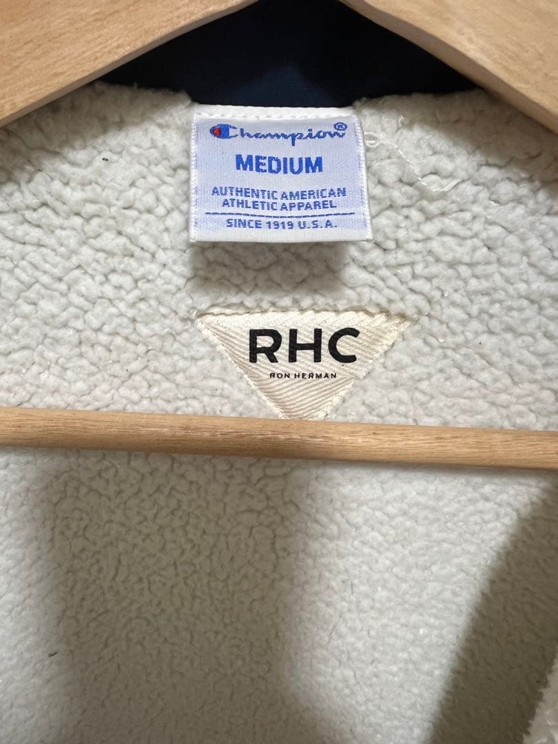 ロンハーマン RHC チャンピオン　ボア　コーチジャケット　ネイビー　M