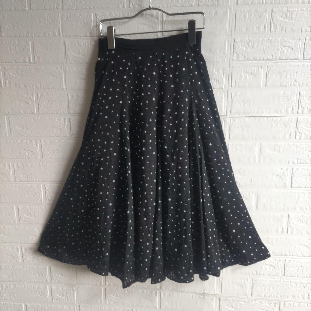 専用✨ANAYI　アナイ フラワーオパールマチフレア スカート　ドット