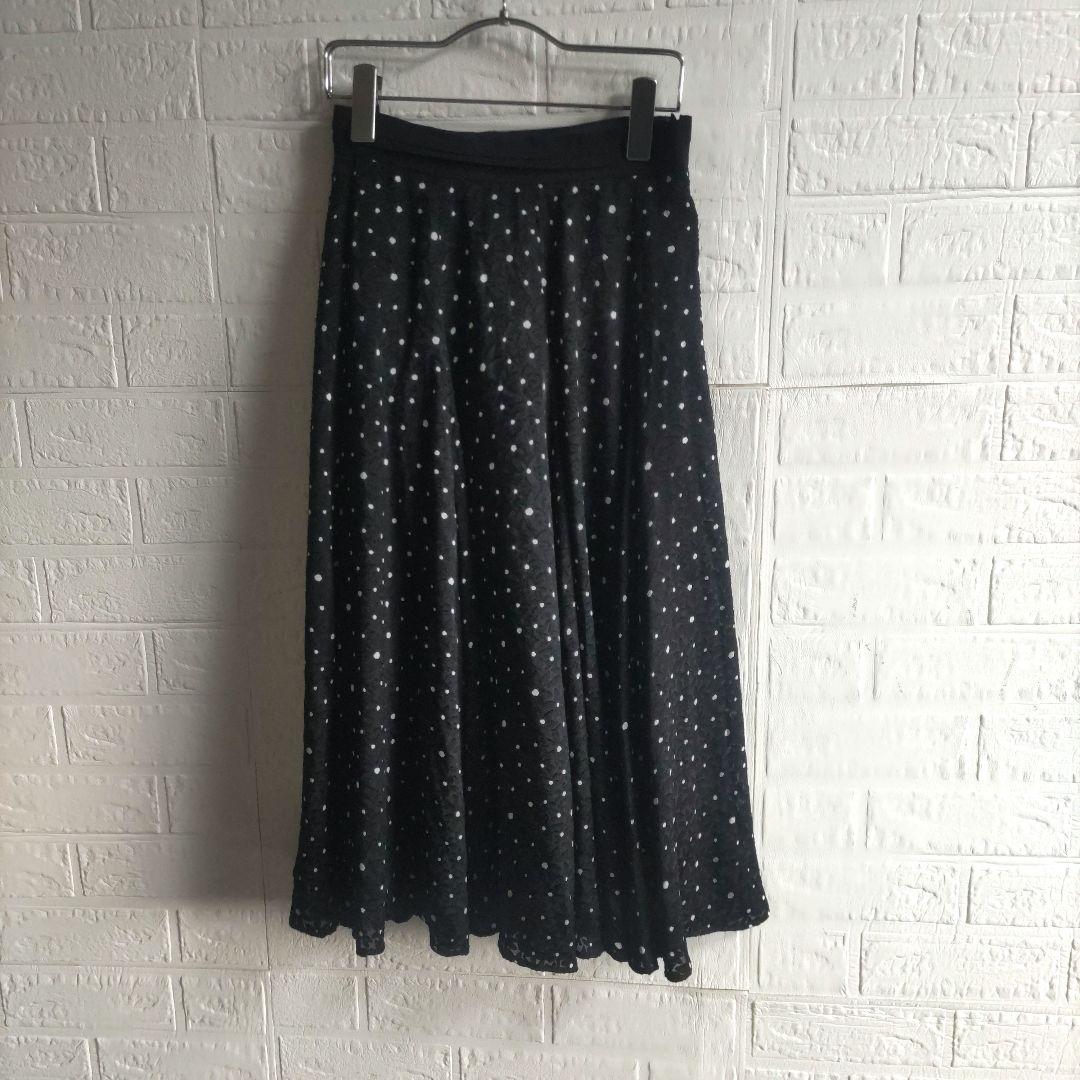 専用✨ANAYI　アナイ フラワーオパールマチフレア スカート　ドット