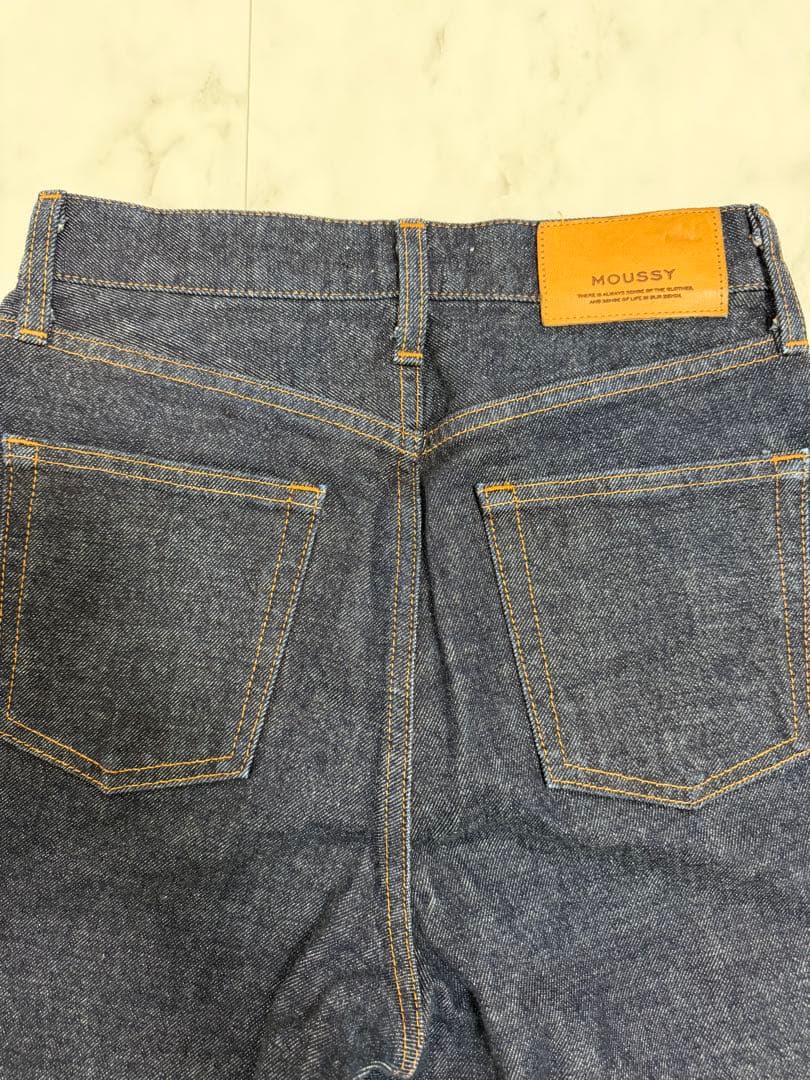 【美品】moussy MVS FLARE デニム ワンウォッシュ 26inch