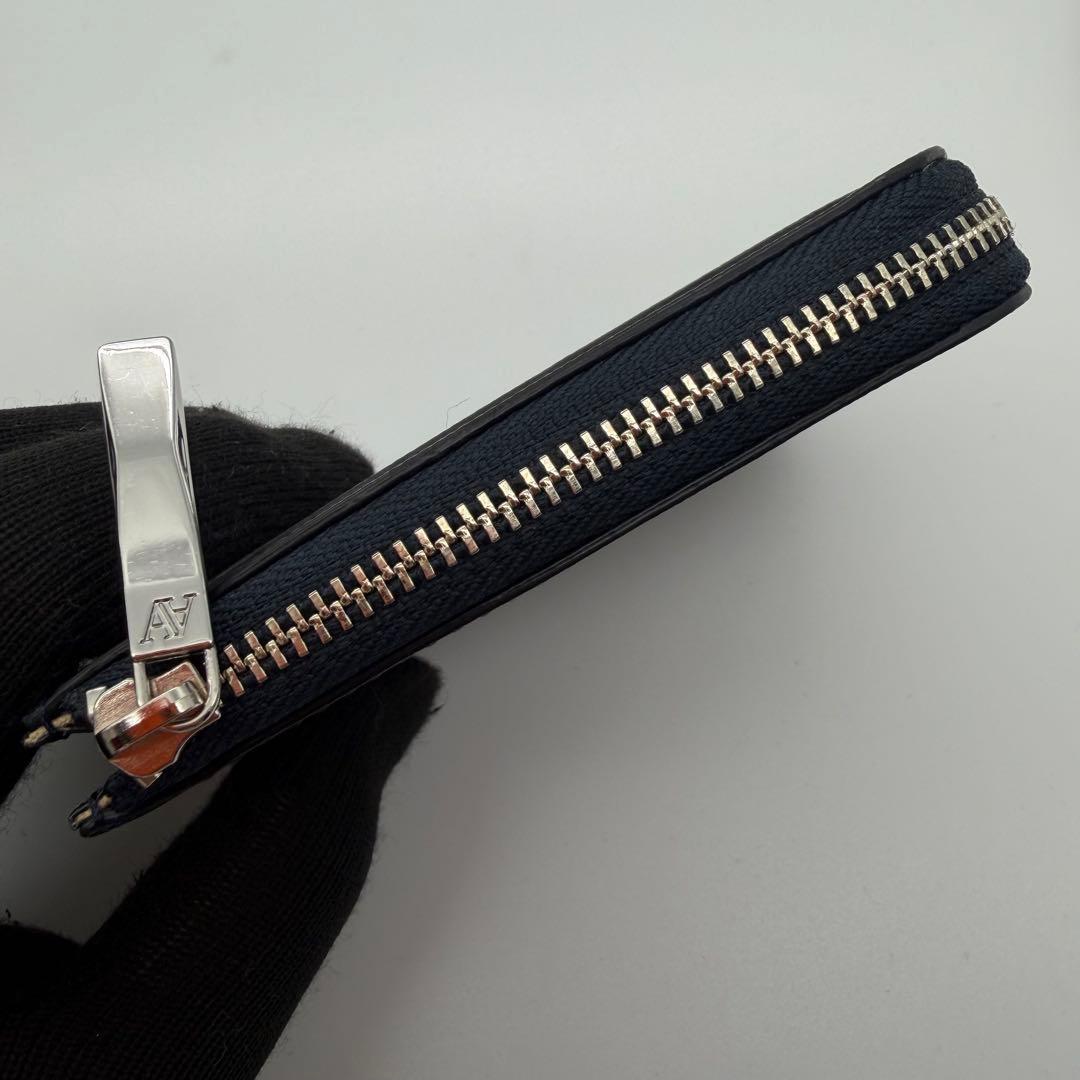 未使用級　ATAO アタオ　チェス　折り財布　レザー　シェードグレー