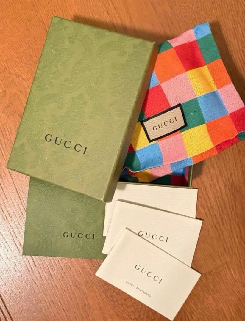 GUCCI グッチ GGマーモント キルティング 希少 マルチカラー 財布