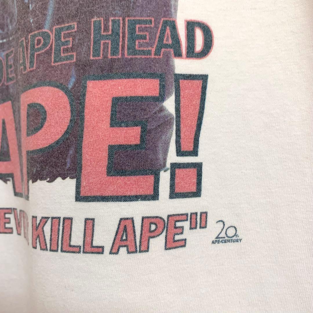 90s 初期 USA製 A BATHING APE 猿の惑星 GO APE L