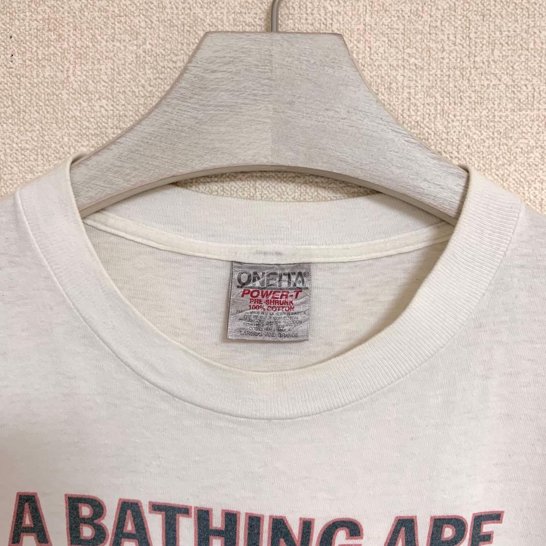 90s 初期 USA製 A BATHING APE 猿の惑星 GO APE L