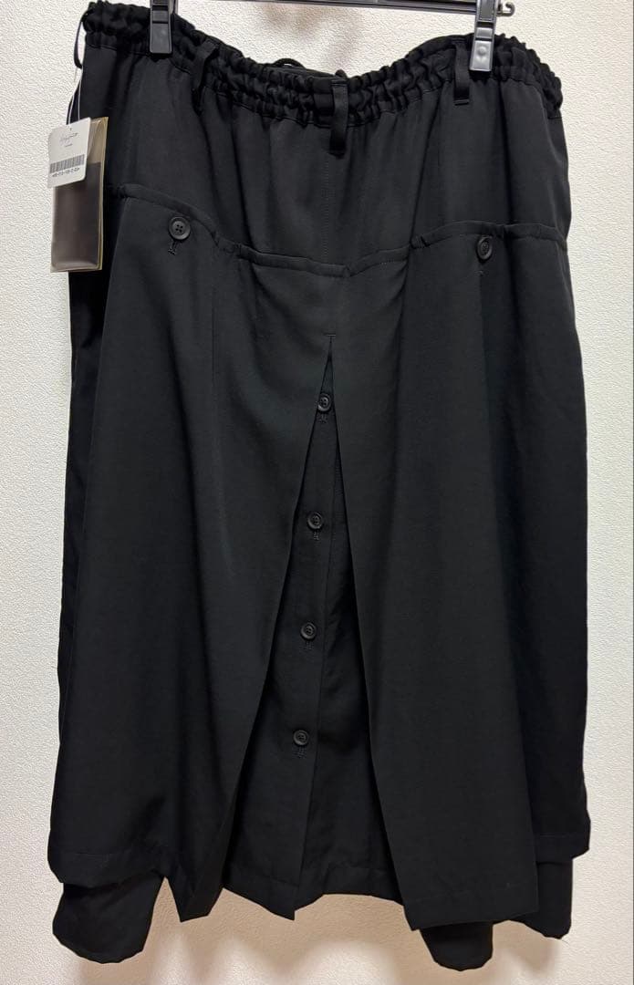 【新品フルセット】現行11万ヨウジヤマモトプールオム定番ラップパンツ size3