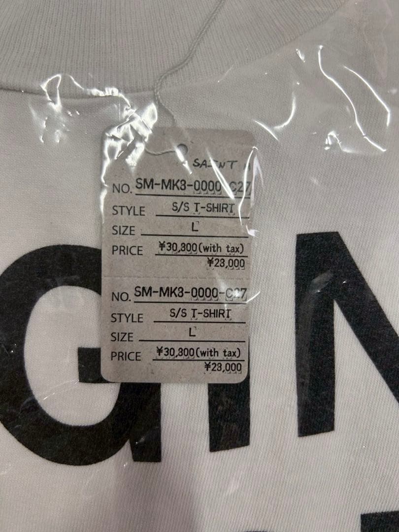 SAINT Mxxxxxx × JOHN LENNON Tシャツ L