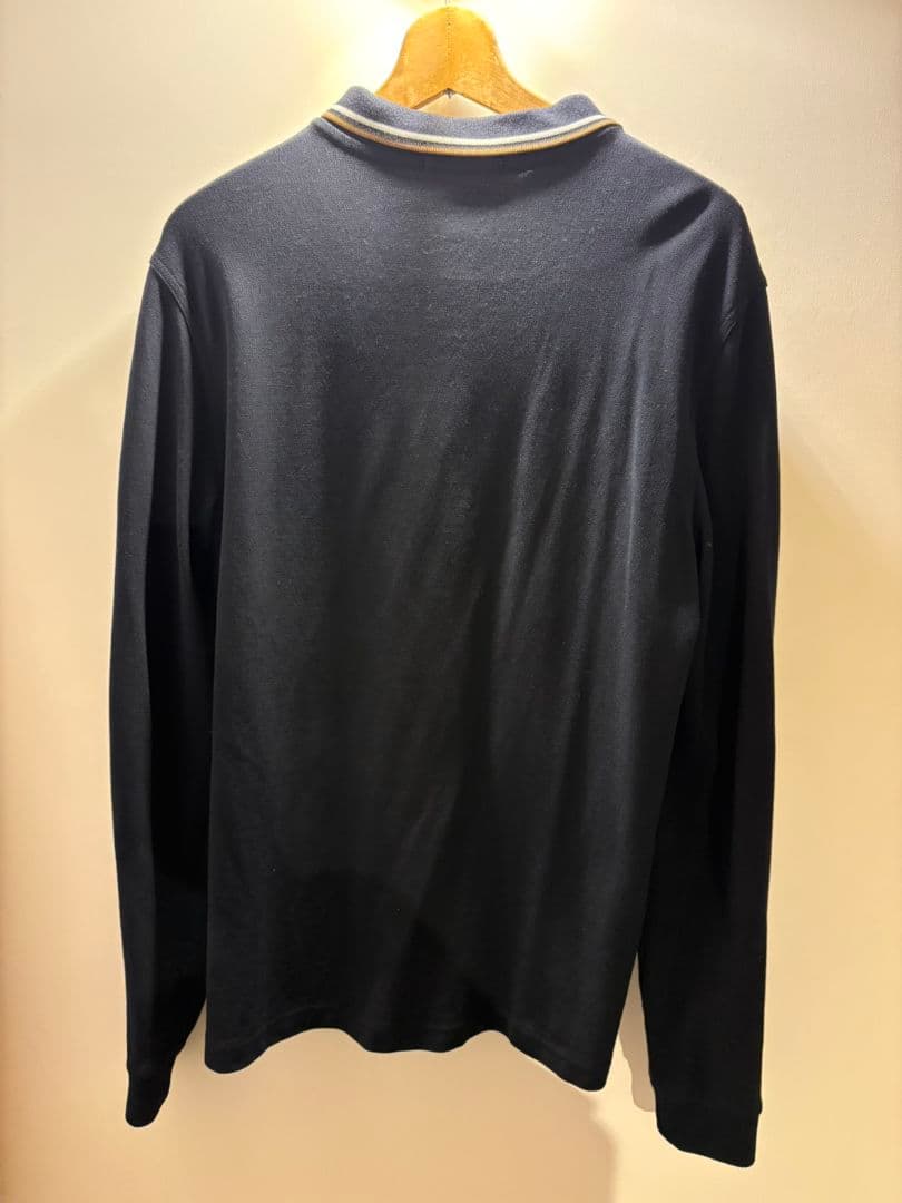 【値下げ可能】 fredperry 長袖 ポロシャツ ネイビー M