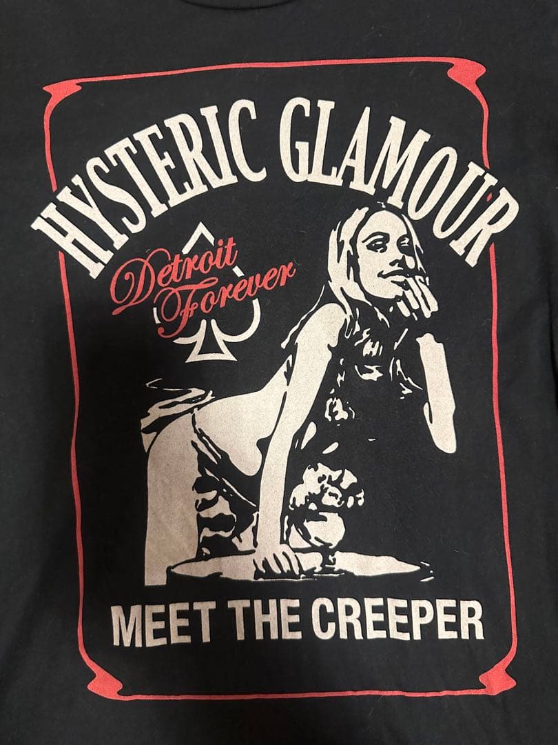 HYSTERIC GLAMOUR グラフィックTシャツ Sサイズ ブラック