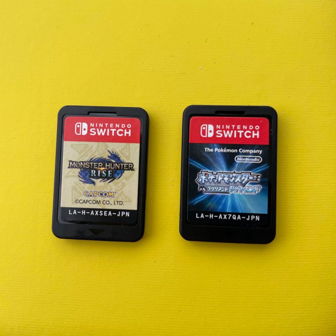 SWICH LITE グレー&ソフト2種（モンハンライズ、ダイヤモンド）&ケース
