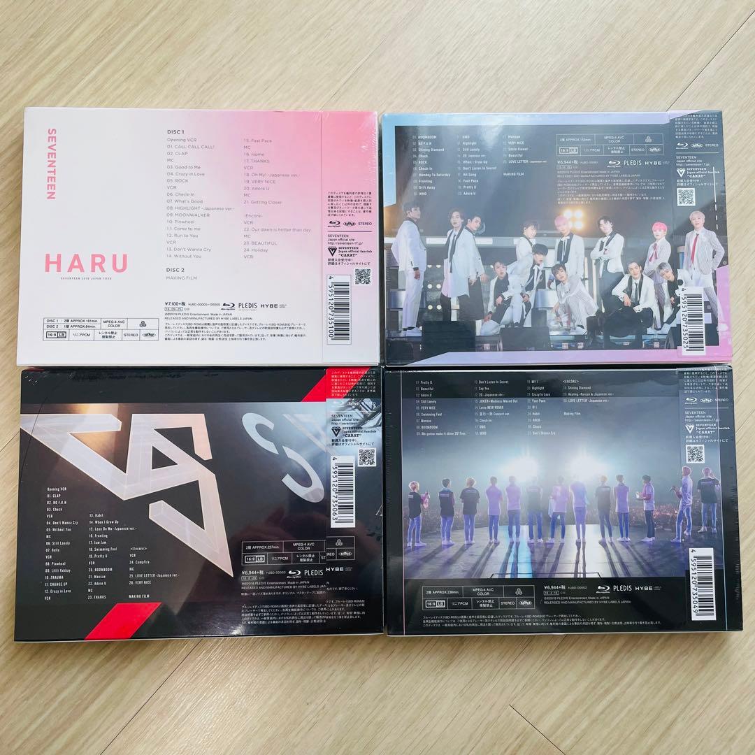 SEVENTEEN Blu-ray ブルーレイ　4点セット