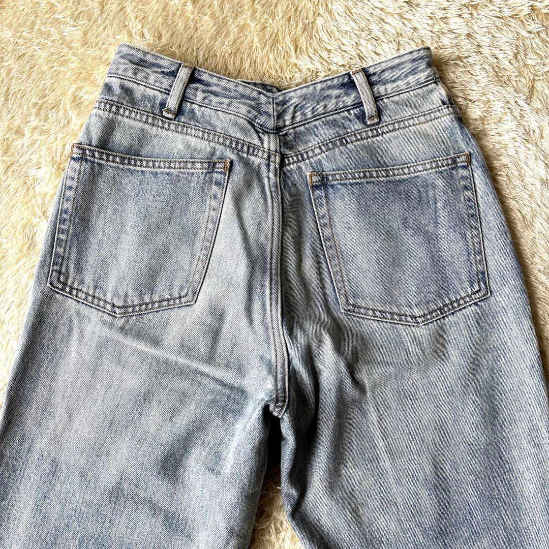 美品☆長谷川京子さんコラボ ウィムガゼット リングオールドデニムパンツ 27