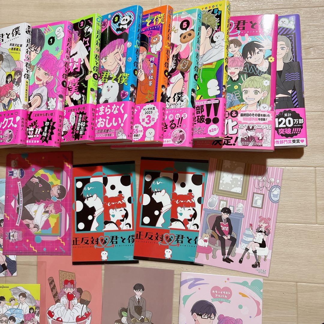正反対な君と僕　全巻　サニー&レイニー　小説　特典付き
