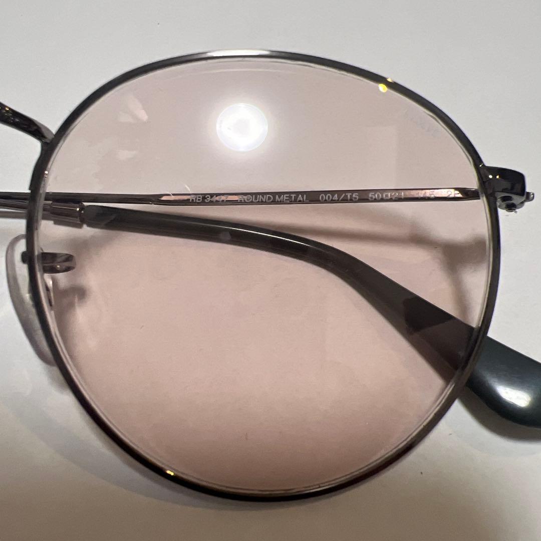 a*l様 Ray-Ban ピンクレンズ ラウンドサングラス