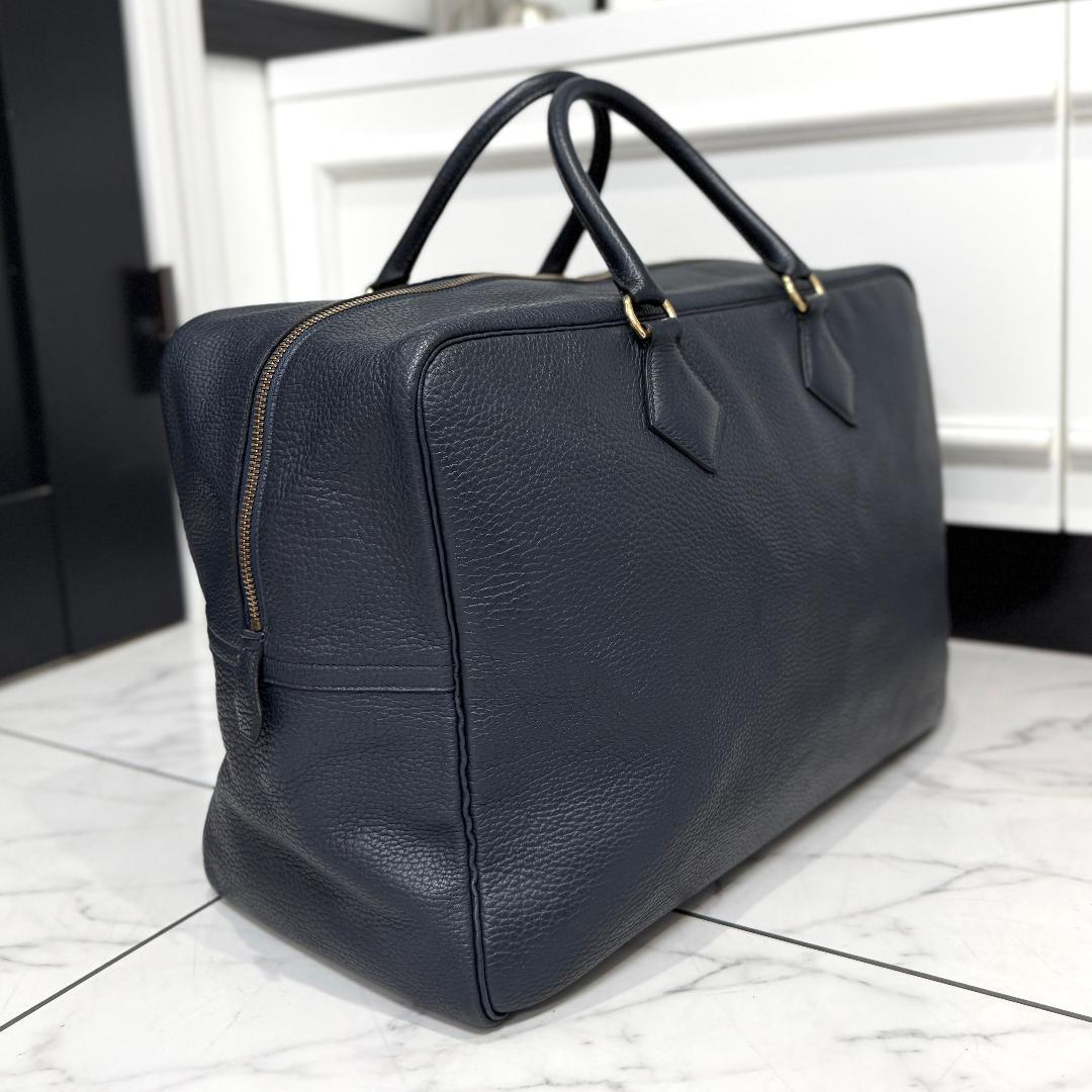 HERMES エルメス プリュム45 アルデンヌ ネイビー
